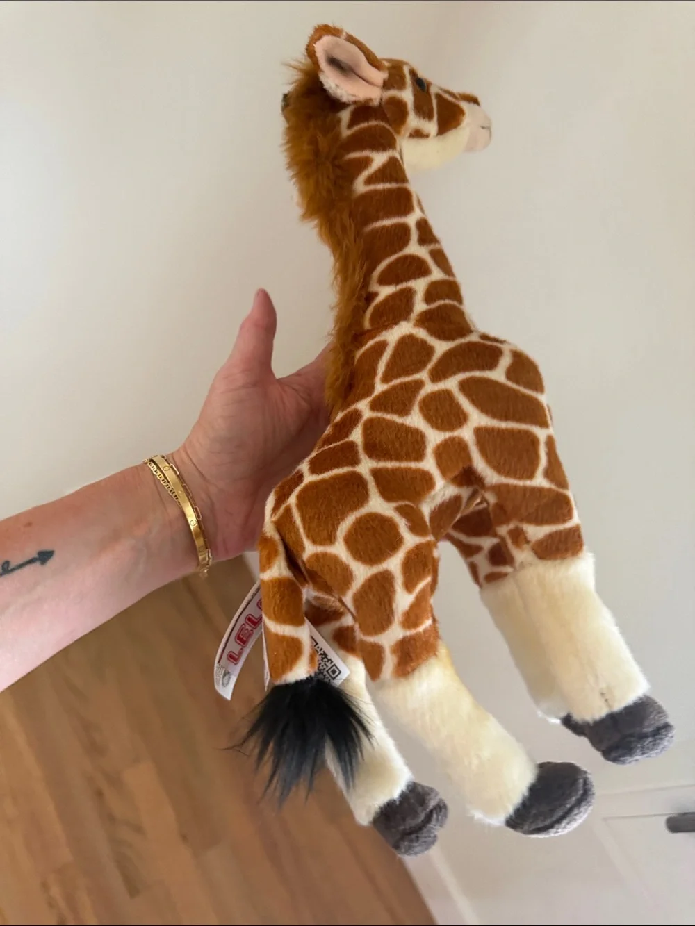 National Geographic Plush Giraffe Toy - Brown & White